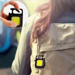 COB USB Charged Portable LED Key Chain Light