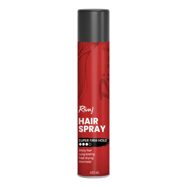 Rivaj Super Firm Hold Hair Spray - 420ML