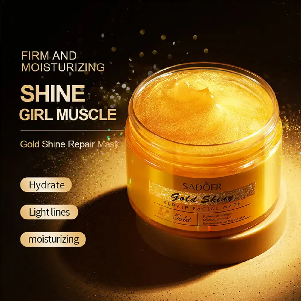 SADOER Golden Sleeping Facial Masks Moisturizing - 120G